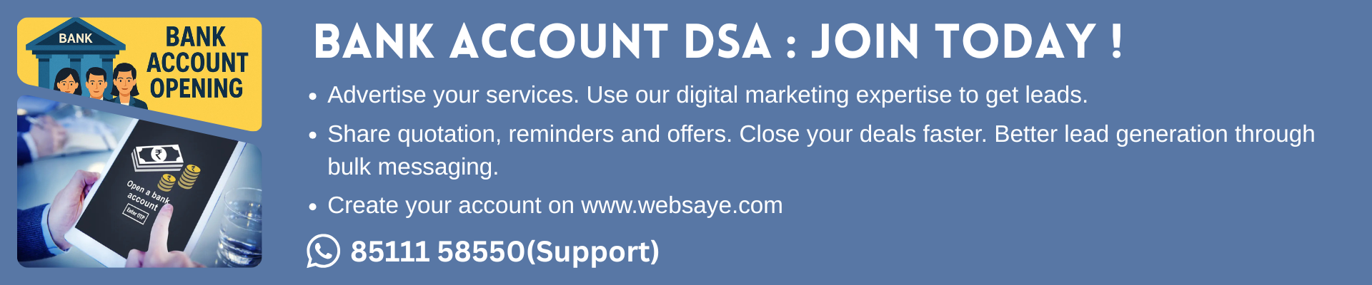 Bank Account DSA